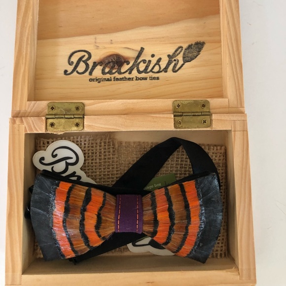 Brackish Other - Men’s Brackish “Howard’s Flock” Feather Bow Tie